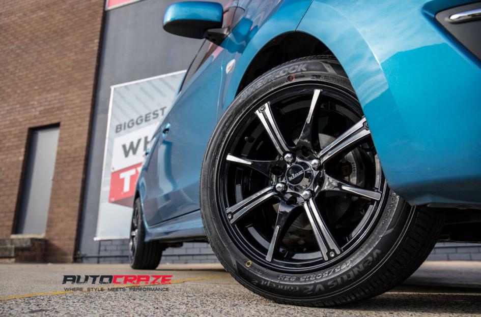 MITSUBISHI MIRAGE FLEXX BLACK MACHINED FACE